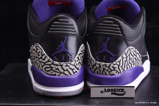 Cheap Court 3 Black Purple Retro Jordan CT8532-050 Air 0811